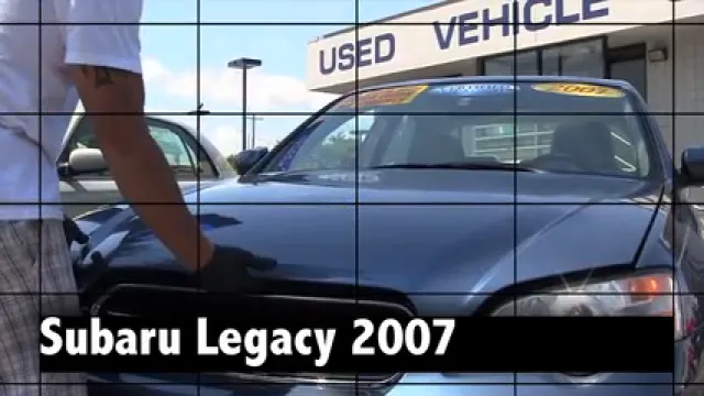 2007 Subaru Legacy 2.5i Special Edition 2.5L 4 Cyl. Sedan Review